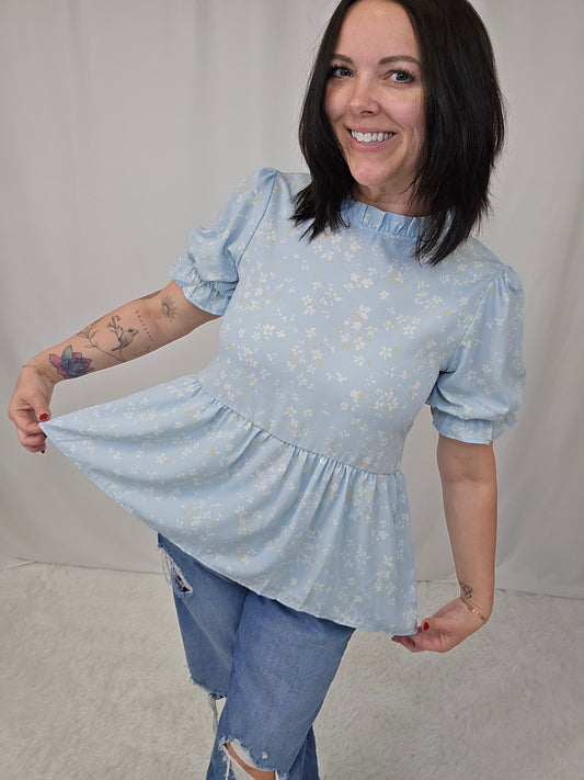 Frankie Flare Blouse - SALE