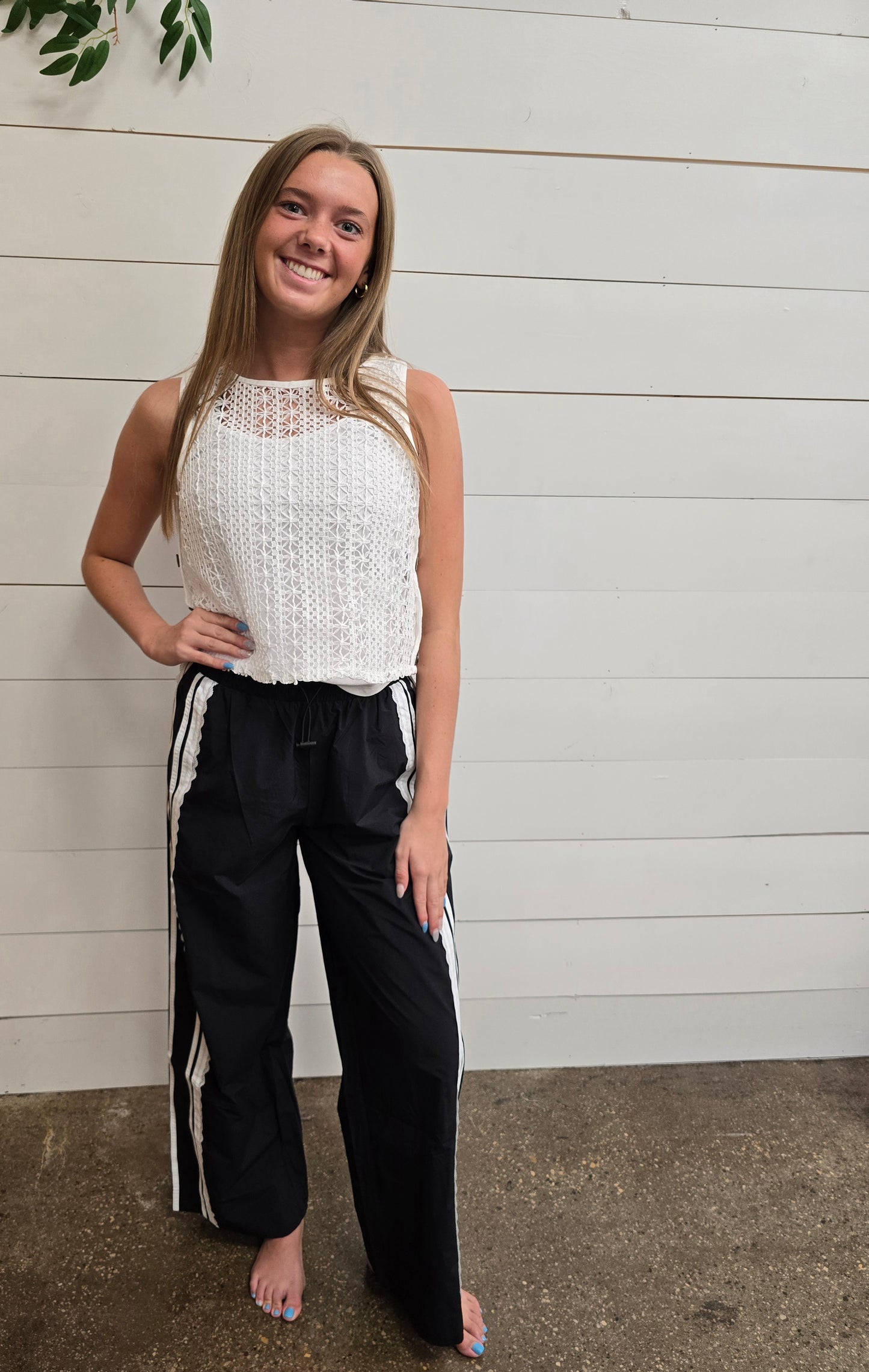 Taylor Black Track Pant