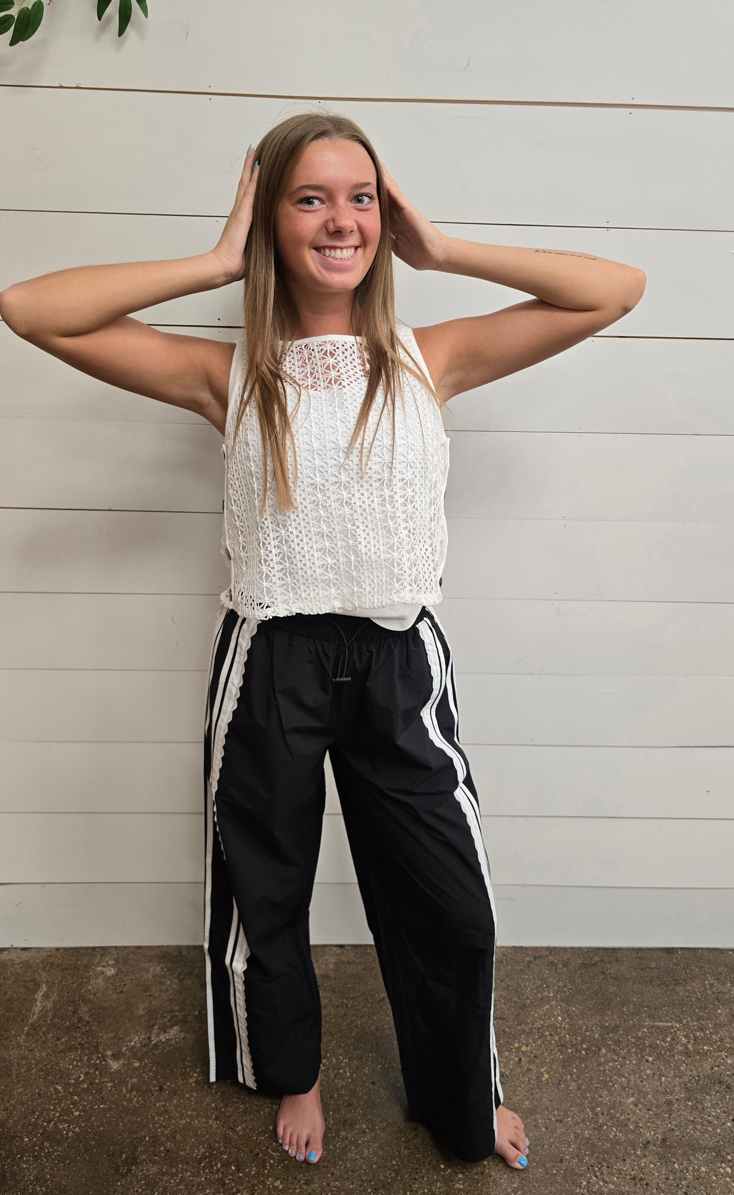 Taylor Black Track Pant