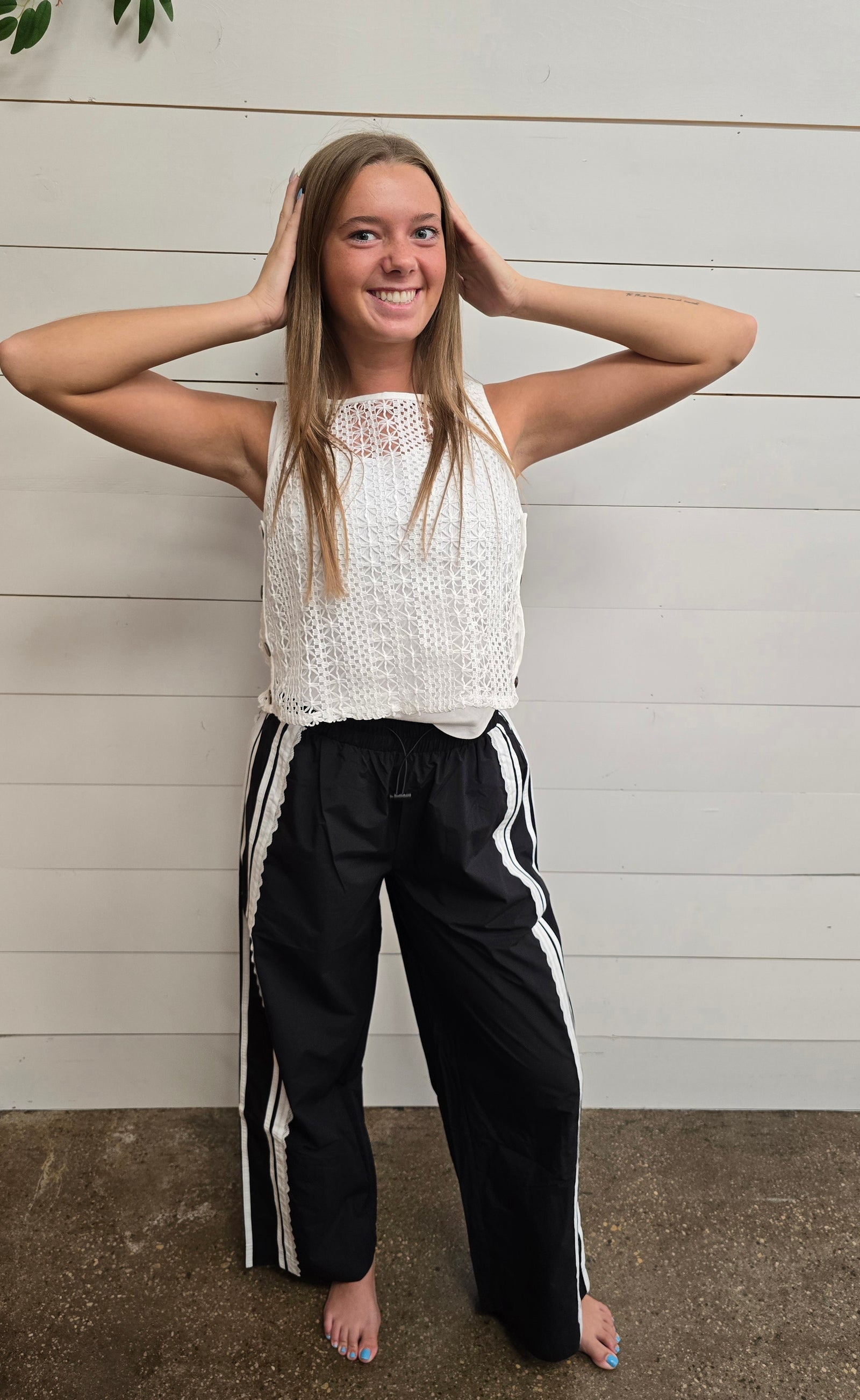 Taylor Black Track Pant
