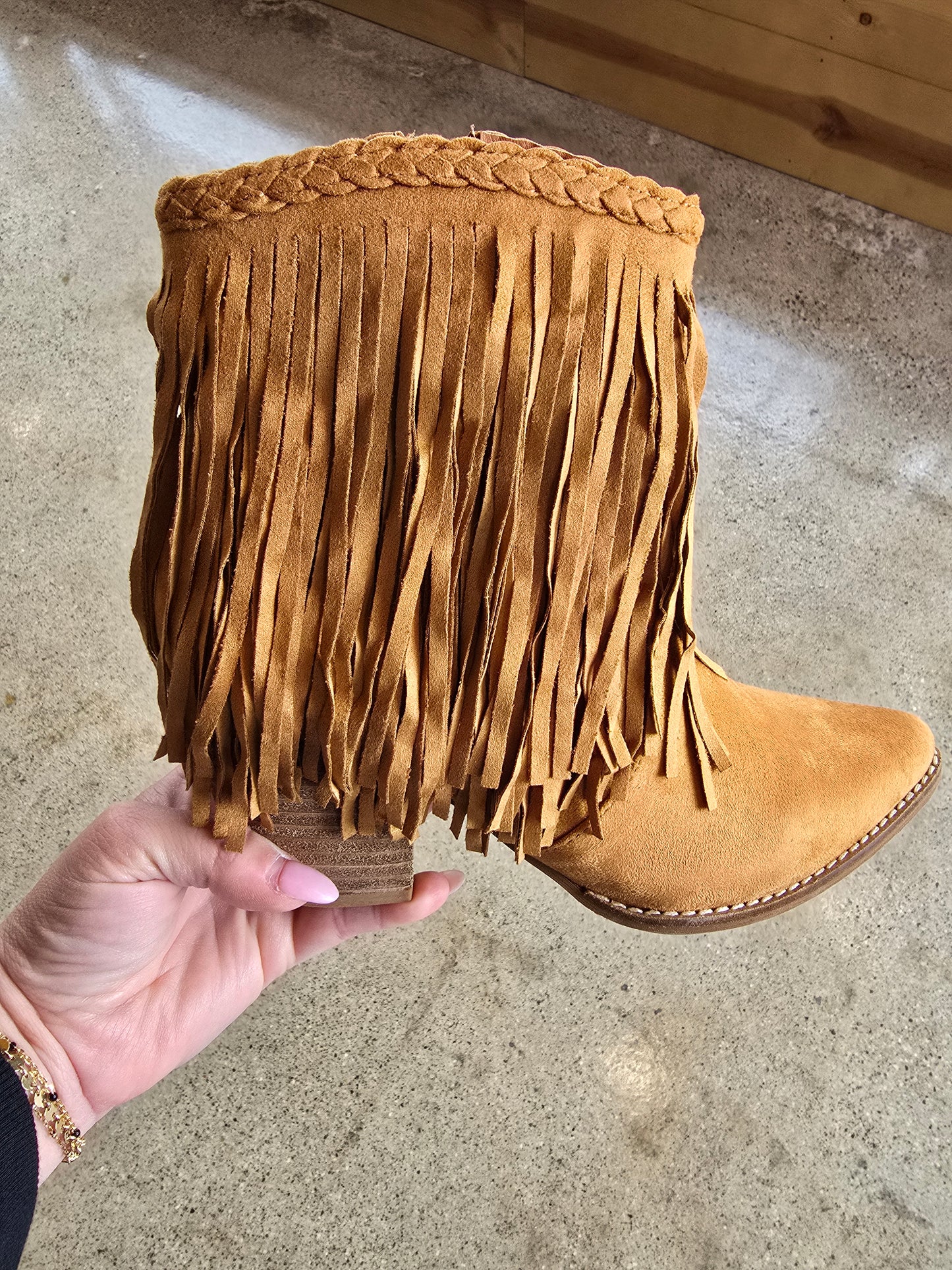 Misty Fringe Boot