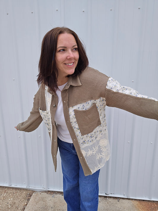 Thelma Olive Thermal Top