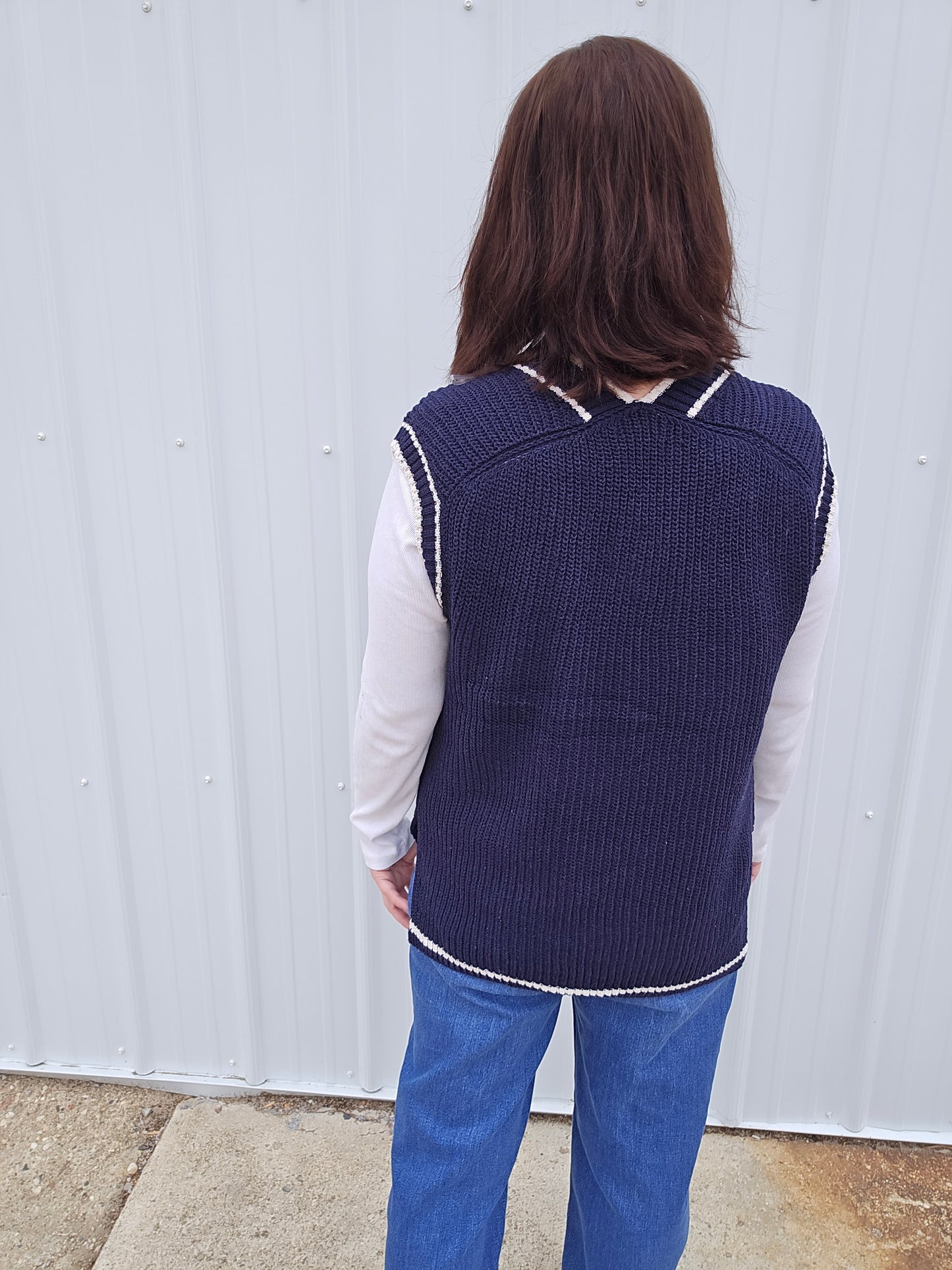 Nayeli Navy Vest