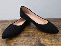 Black Pointed Flat - SALE