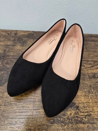 Black Pointed Flat - SALE