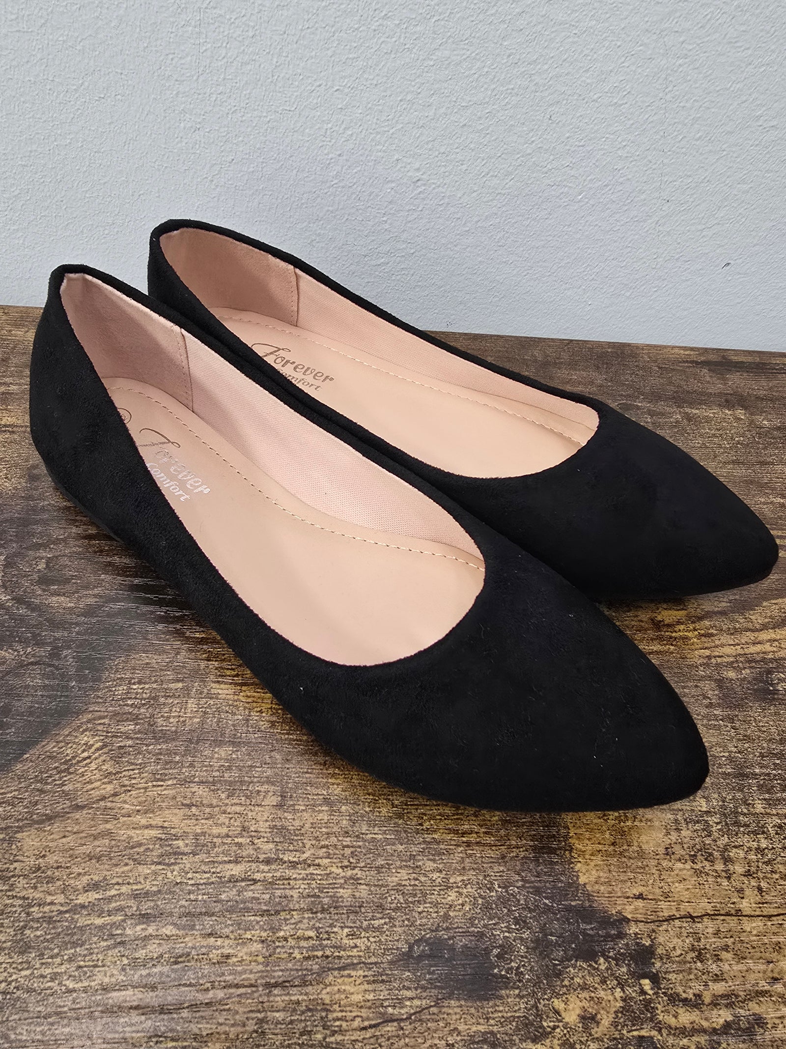 Black Pointed Flat - SALE