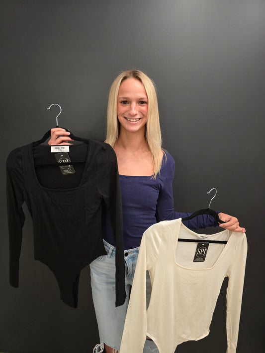 Square Neck Bodysuit