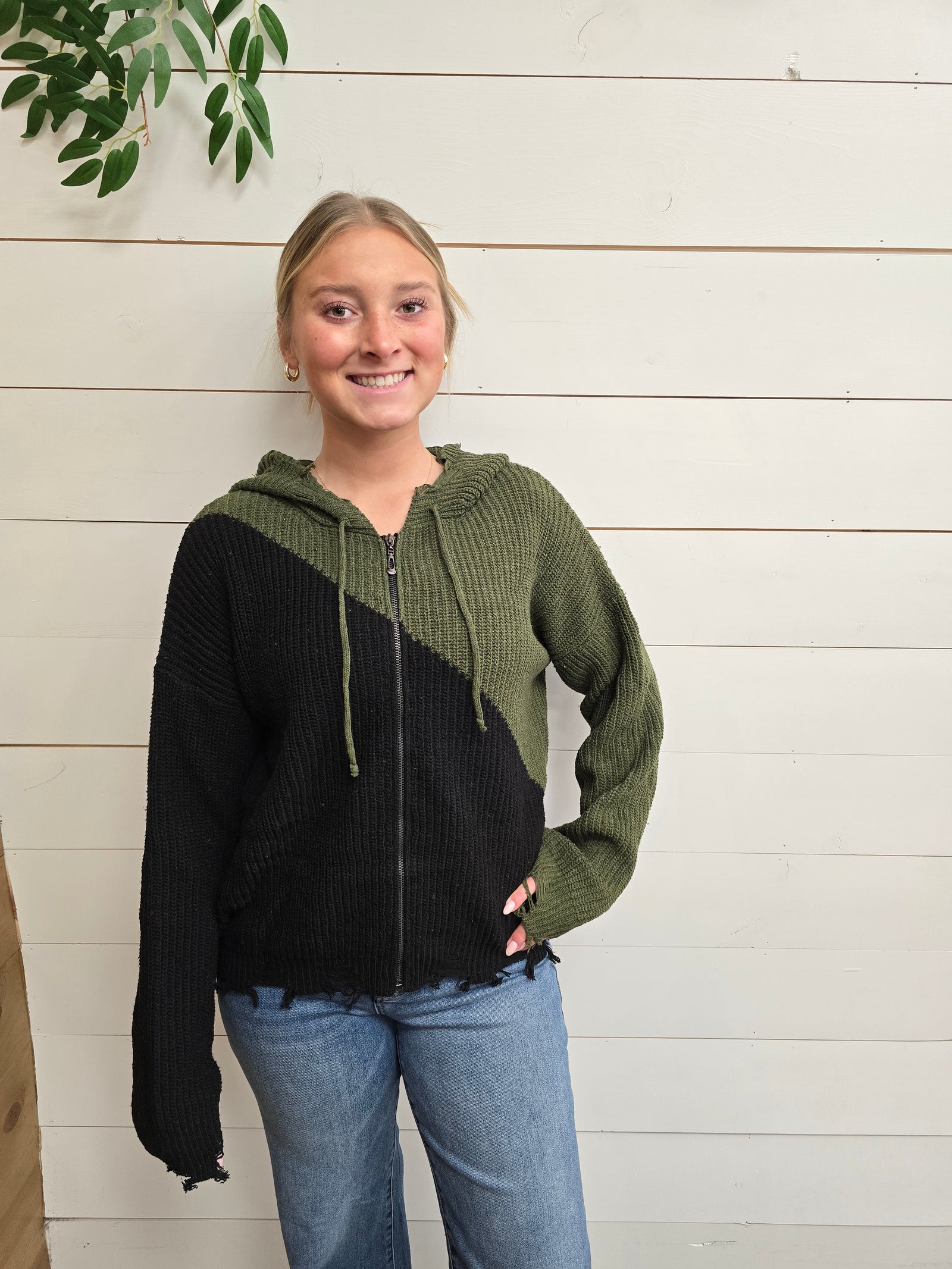 Zoe Zip Cardigan