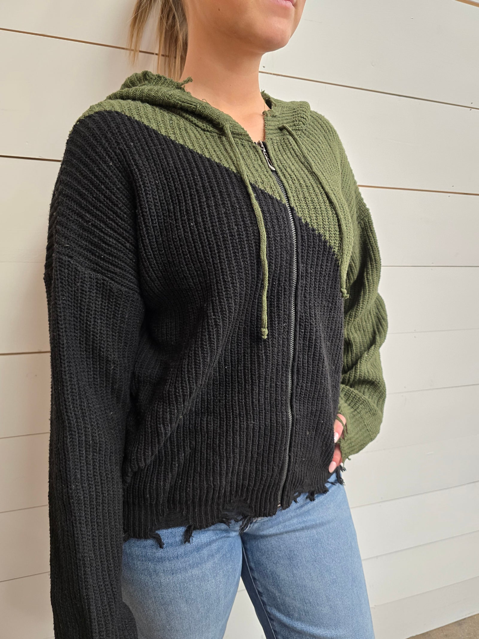 Zoe Zip Cardigan