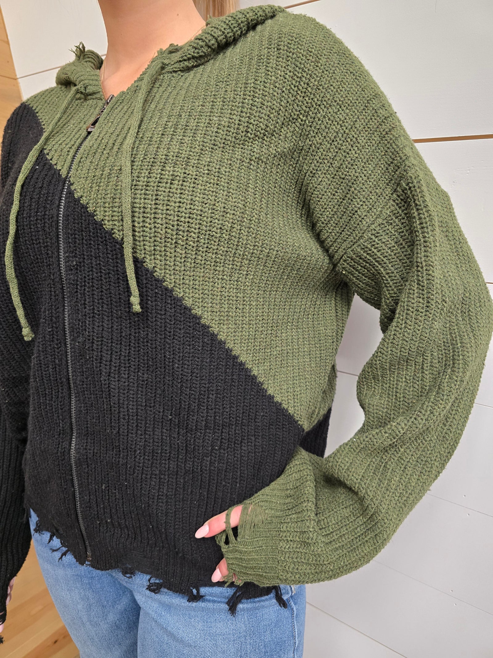 Zoe Zip Cardigan