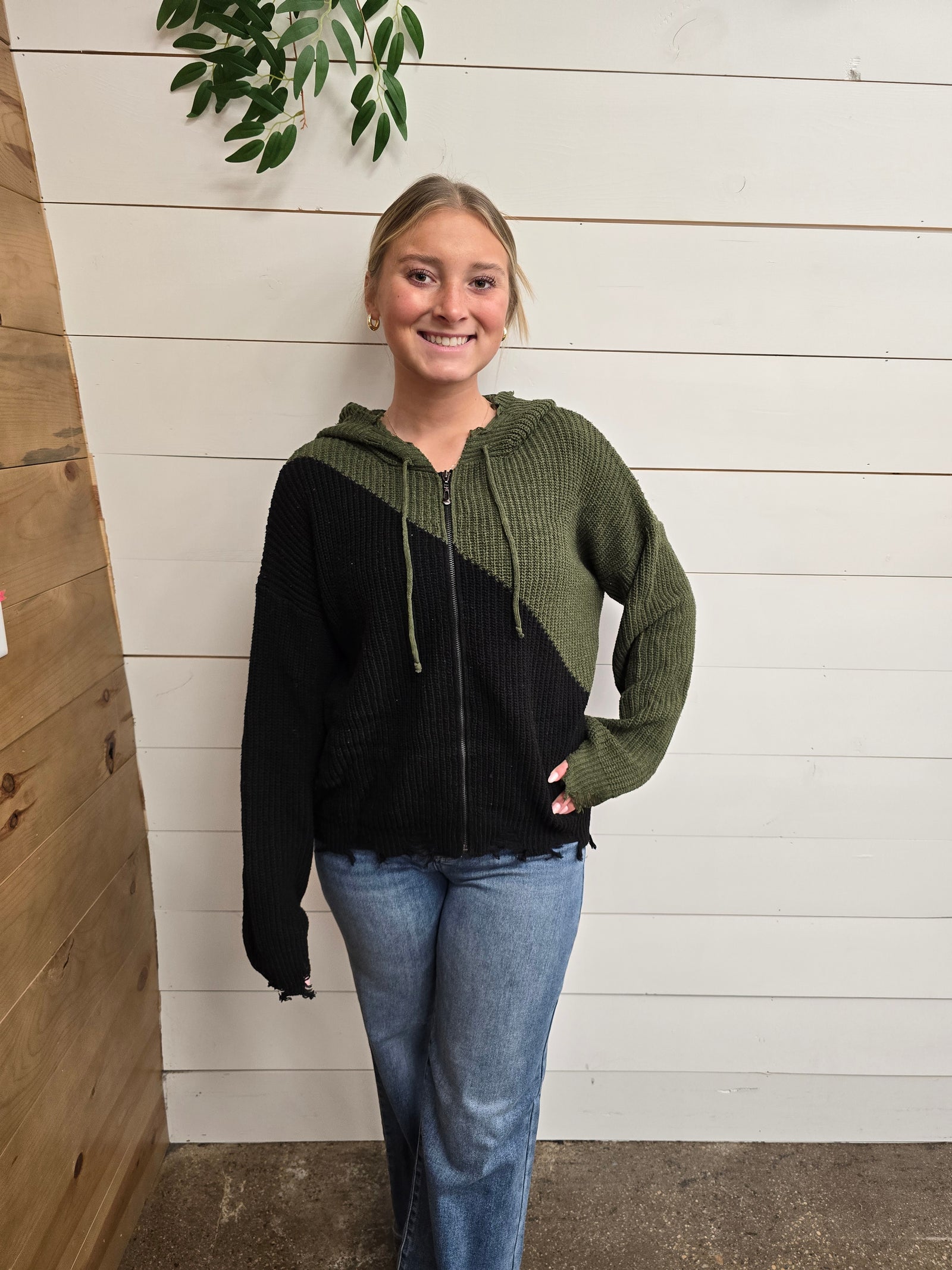 Zoe Zip Cardigan