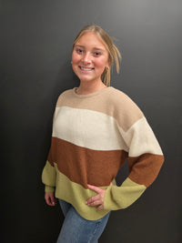 Natural Stripe Sweater