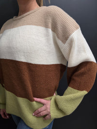 Natural Stripe Sweater