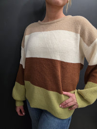 Natural Stripe Sweater