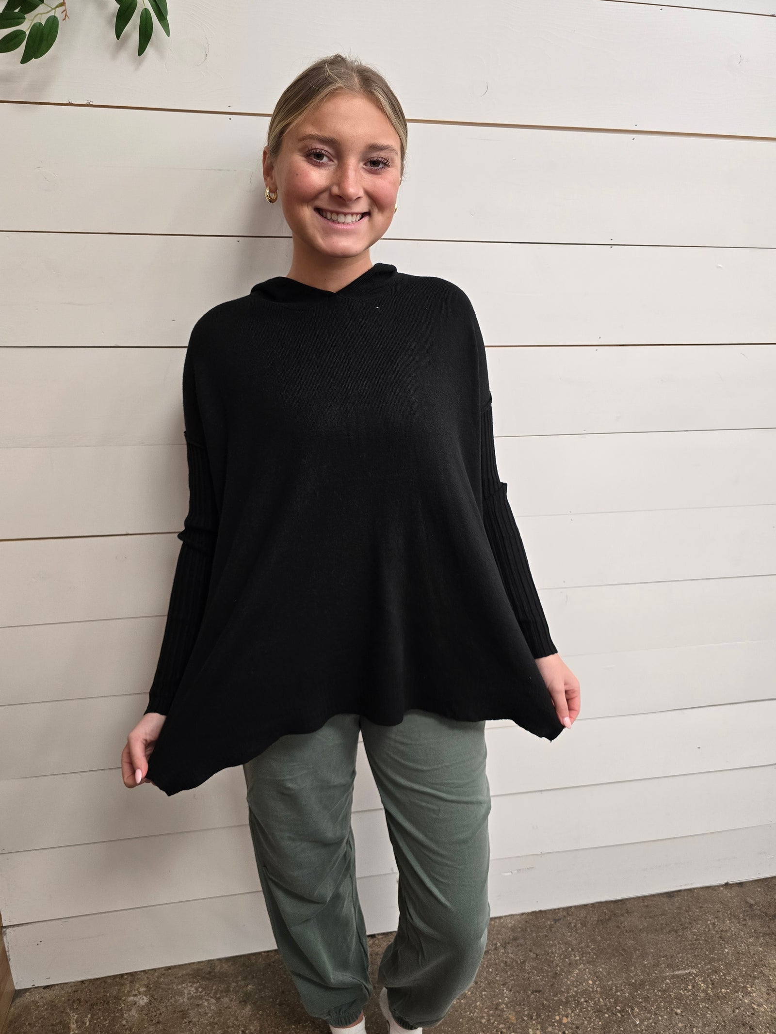 Viscose Drawstring Hoodie