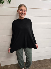 Viscose Drawstring Hoodie
