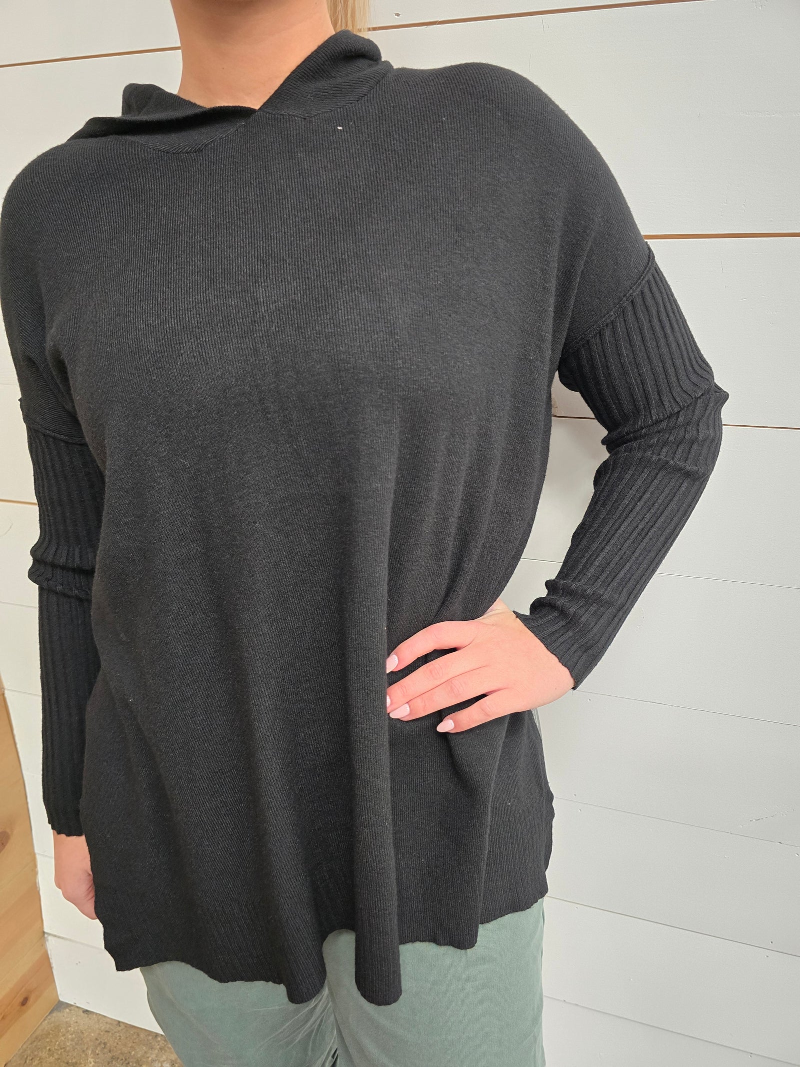 Viscose Drawstring Hoodie