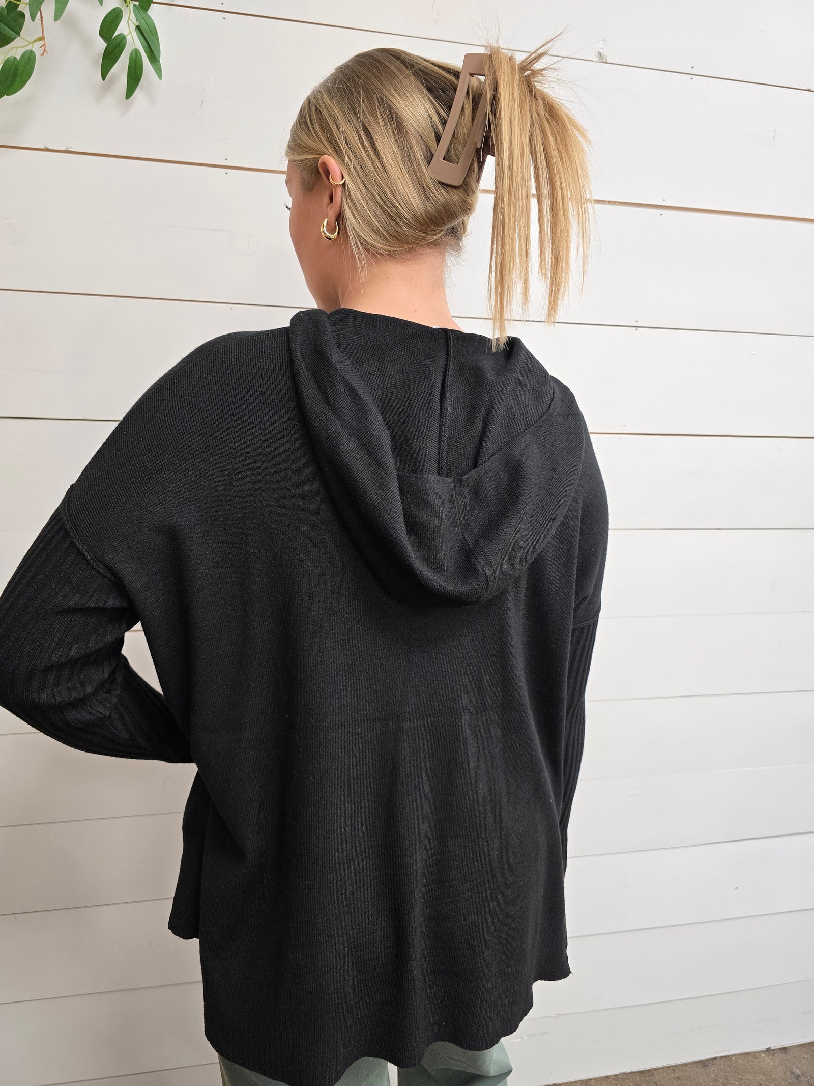 Viscose Drawstring Hoodie