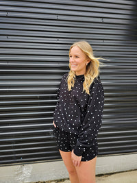 Polka Dot Hoodie