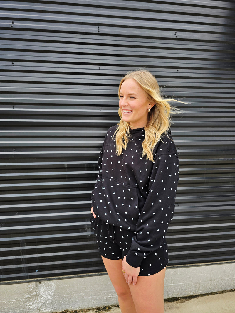 Polka Dot Hoodie