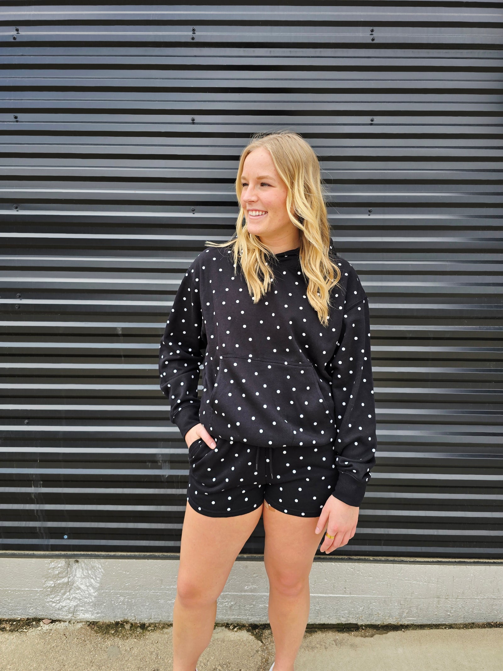 Polka Dot Hoodie