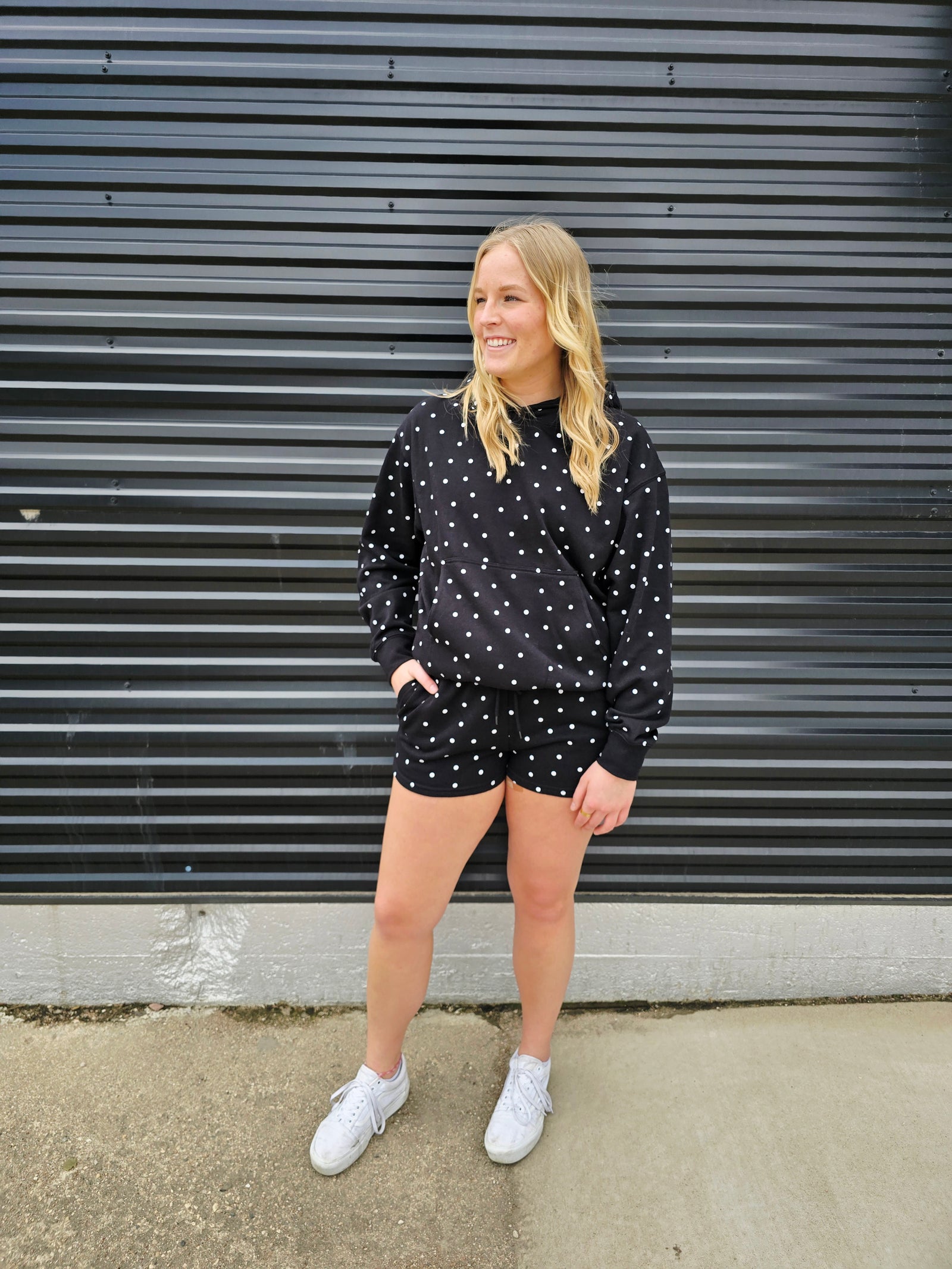 Polka Dot Hoodie
