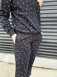 Polka Dot Sweatpant