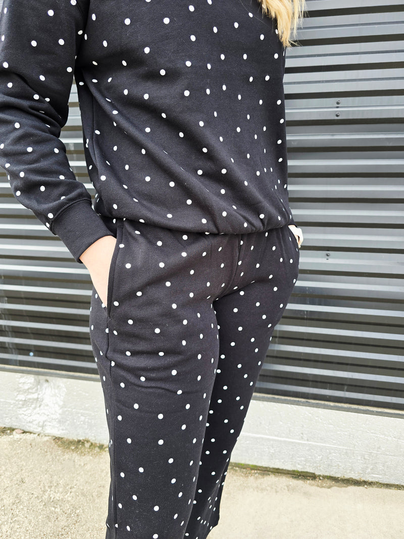 Polka Dot Sweatpant