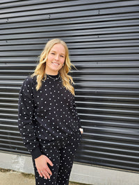 Polka Dot Sweatshirt