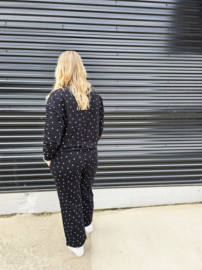 Polka Dot Sweatshirt