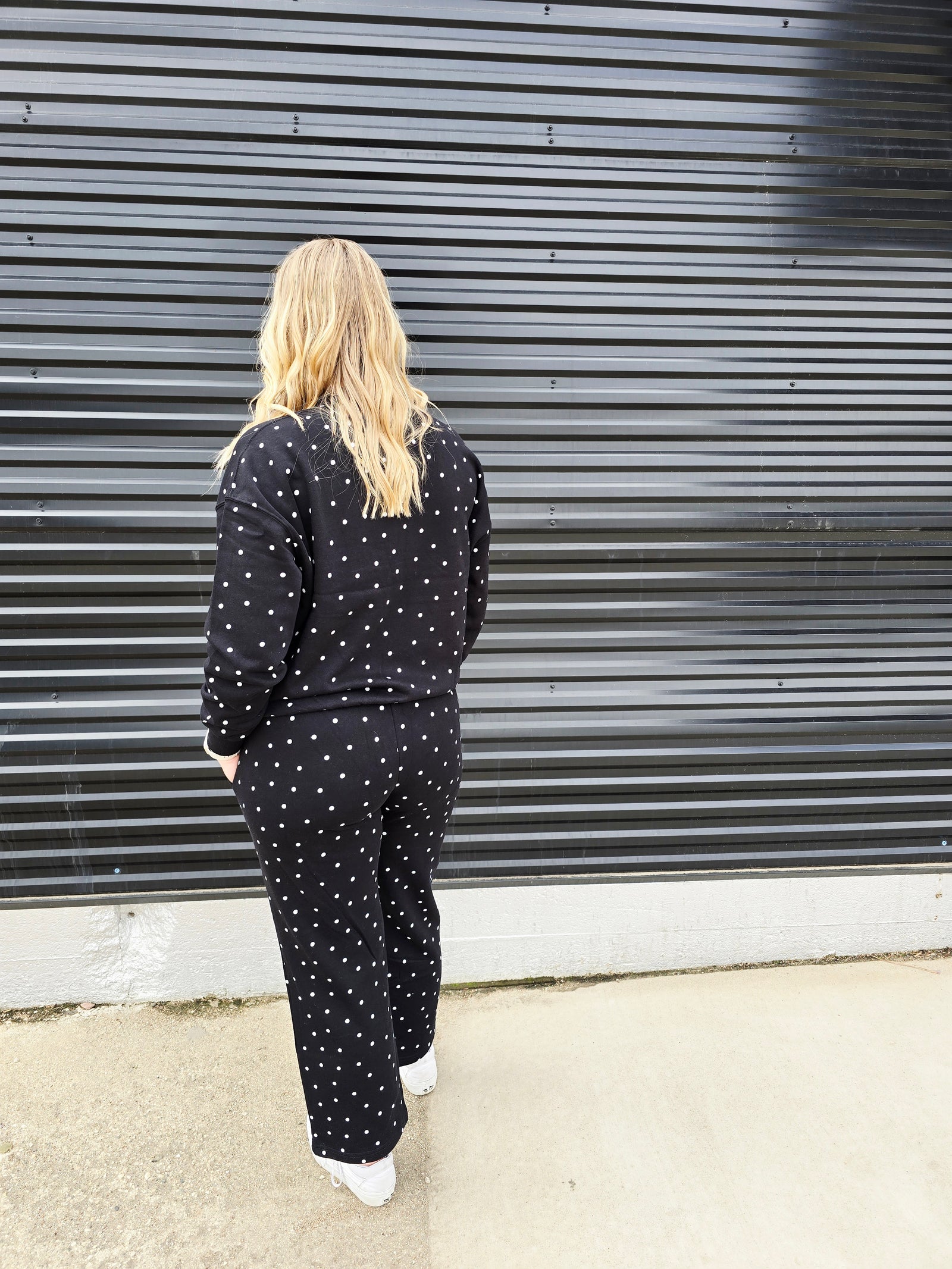 Polka Dot Sweatpant