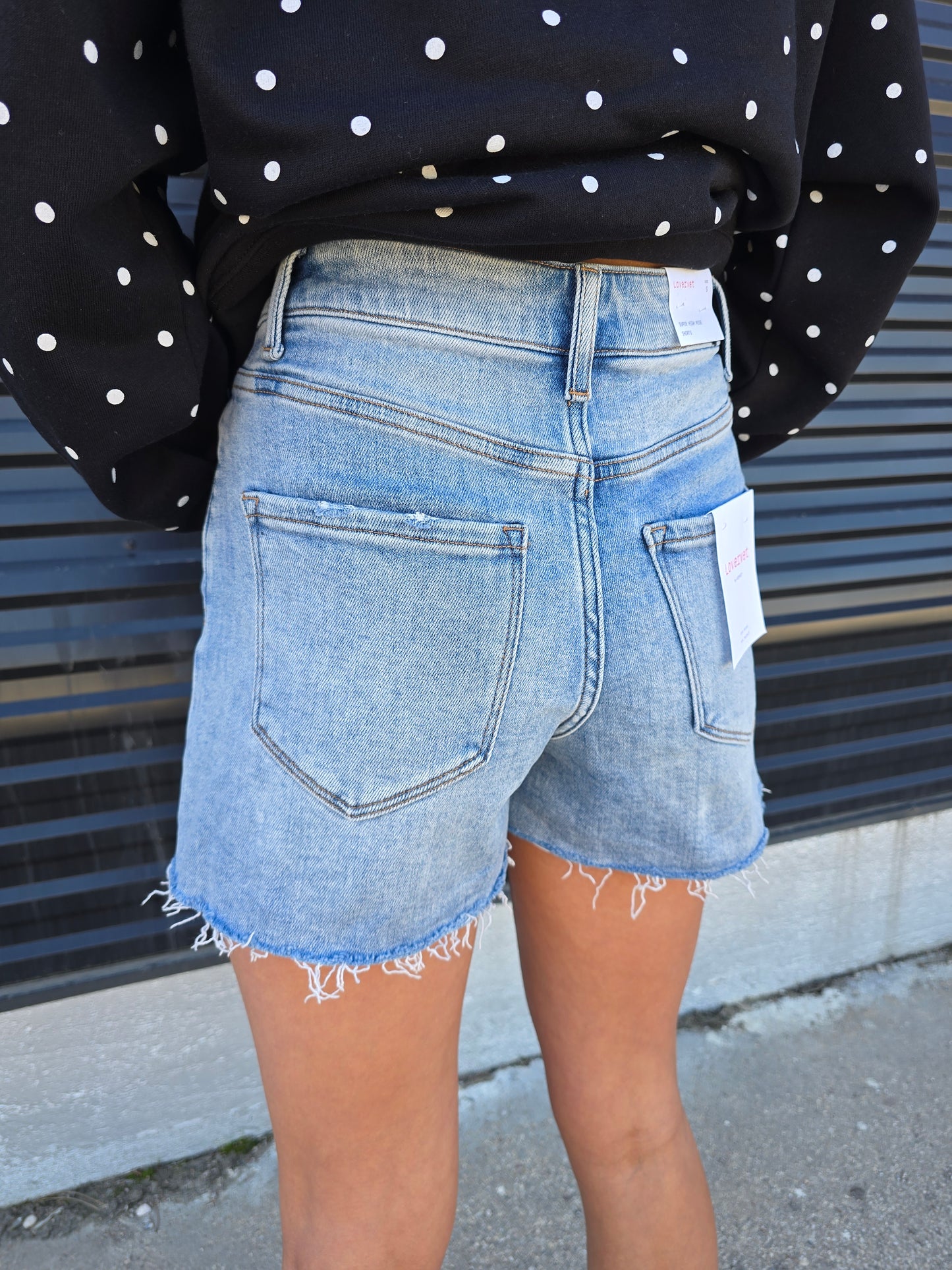 Kylie HS Distressed Short