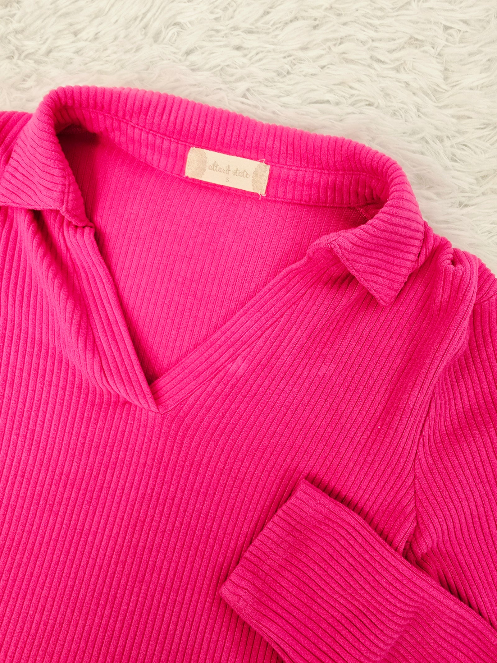 AS Rib Pink Shirt