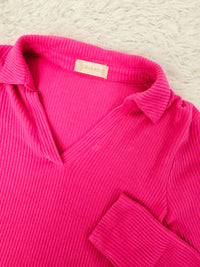 AS Rib Pink Shirt