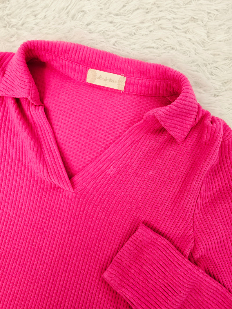 AS Rib Pink Shirt