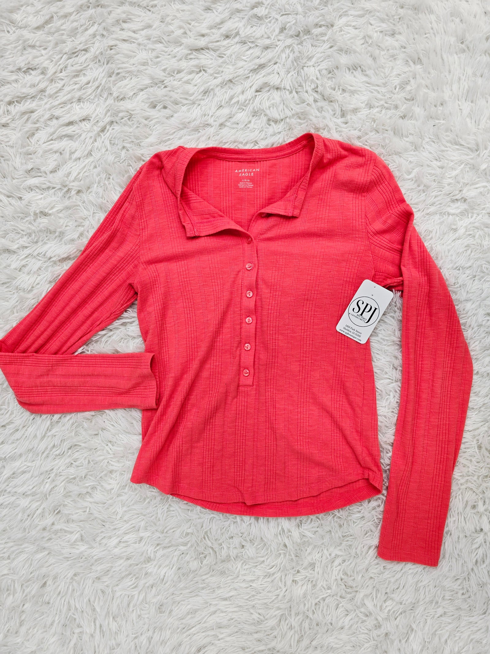 AE Coral Long Sleeve Top