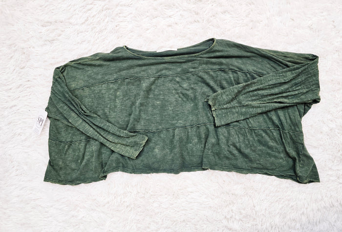 AS Green Boxy Tee