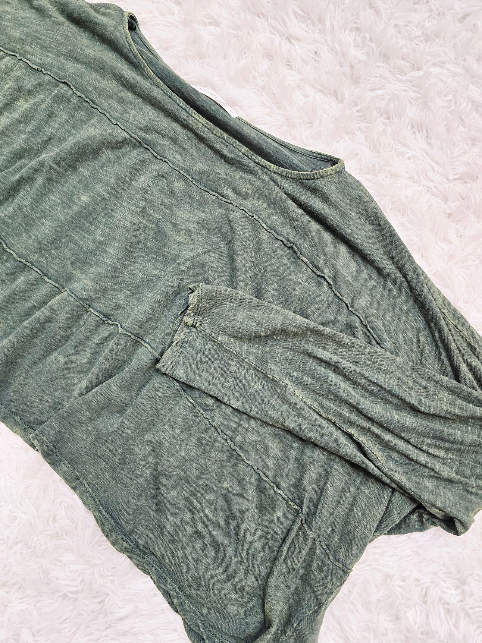 AS Green Boxy Tee