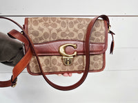 Coach Jacquard Shoulder Bag