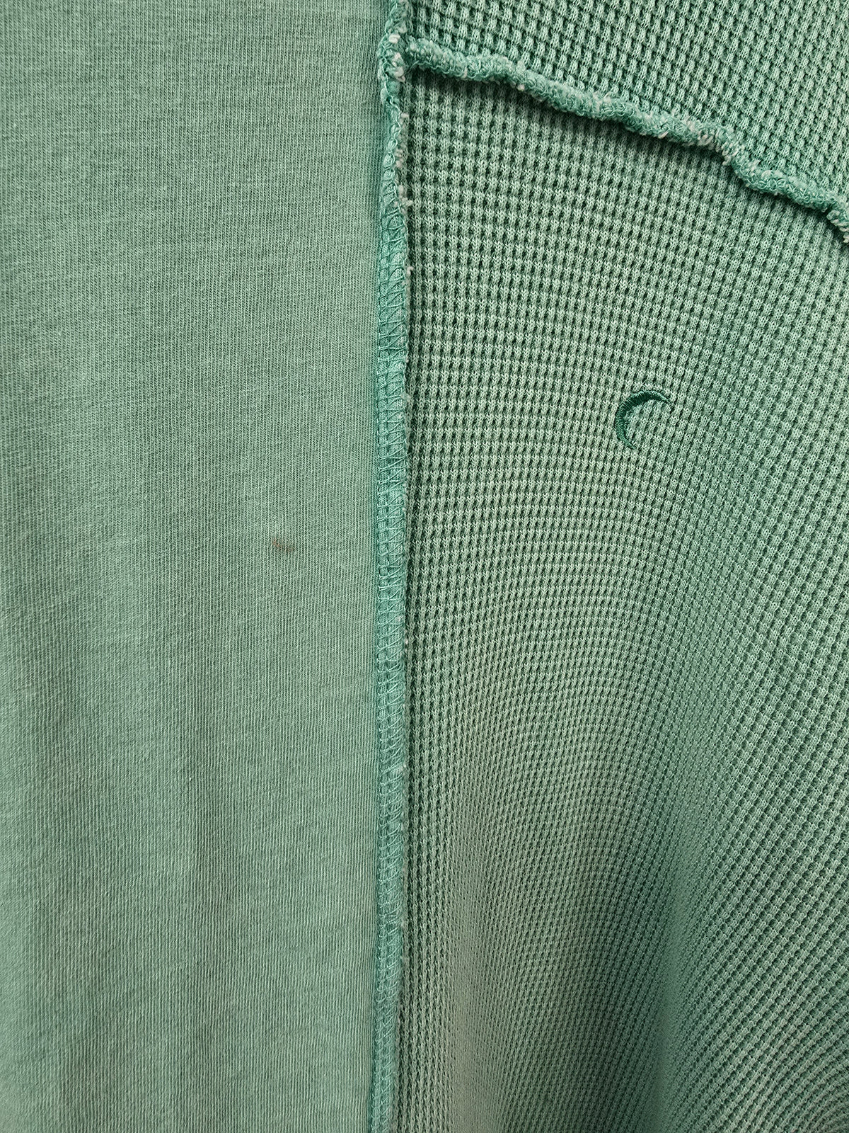 Zyia Green Waffle Top