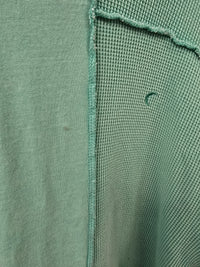 Zyia Green Waffle Top