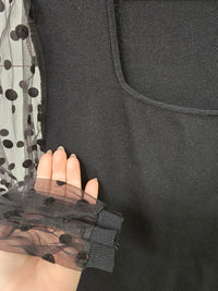 Eesome Polka Dot Sleeve Top