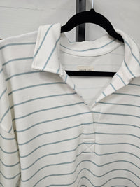 Thread Supply Stripe Collared Top