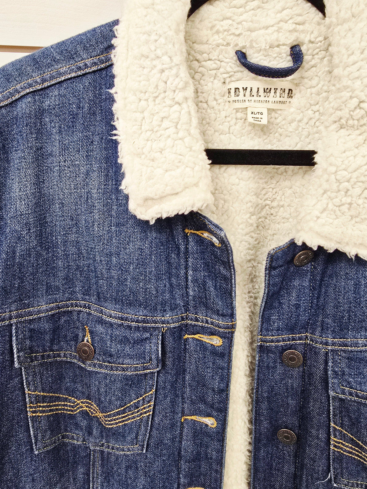 Sherpa Lined Denim Jacket