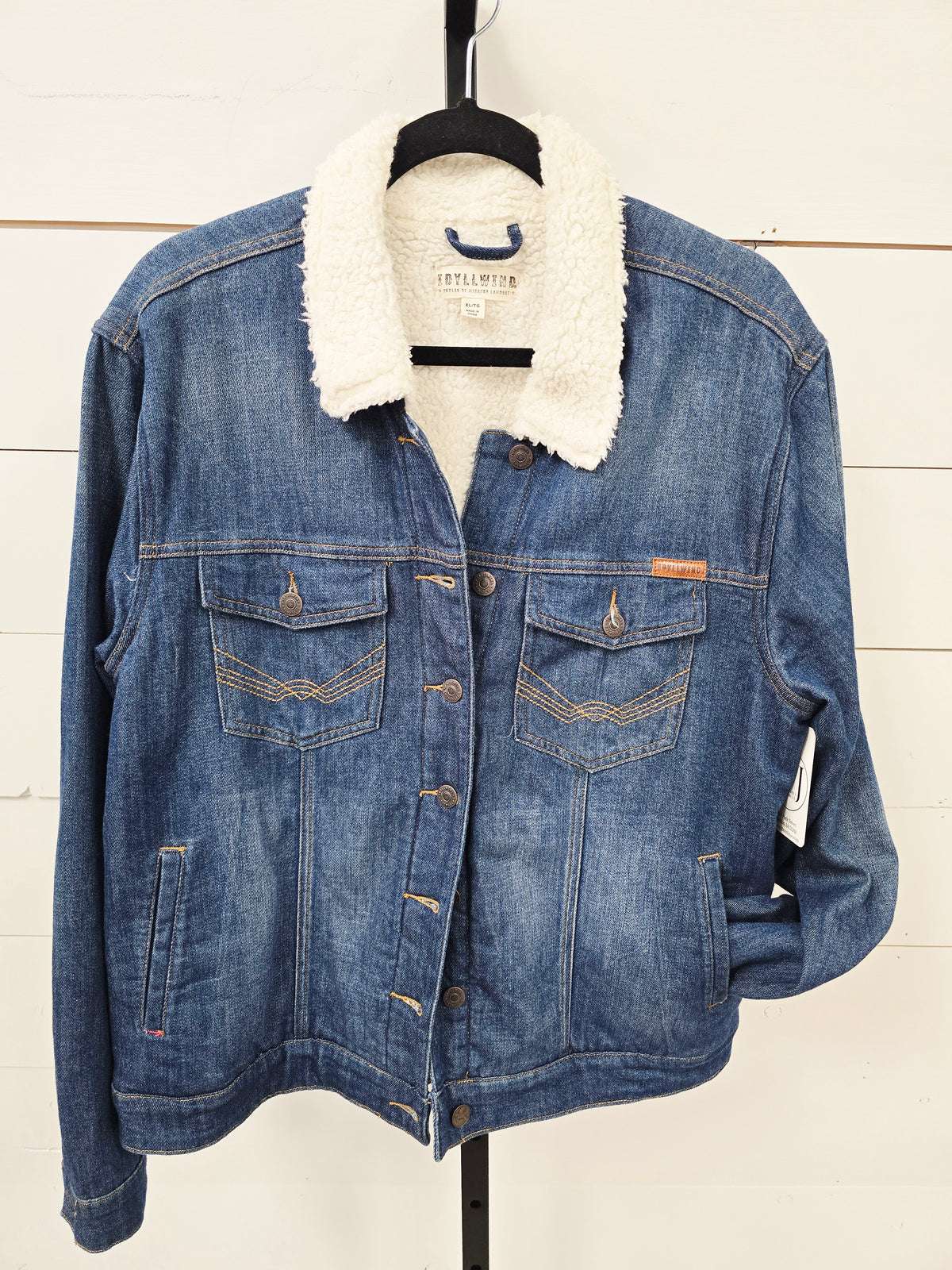 Sherpa Lined Denim Jacket