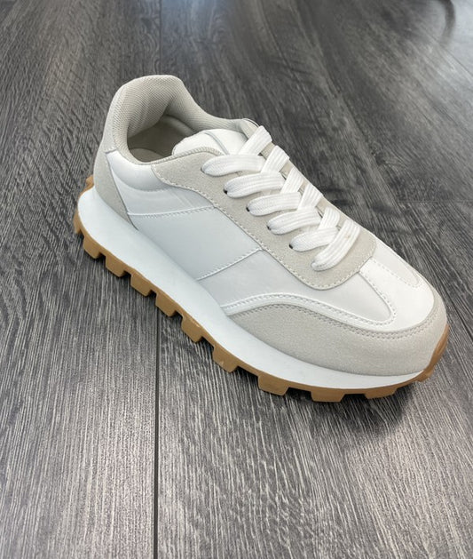 Cassidy White Sneaker - SALE
