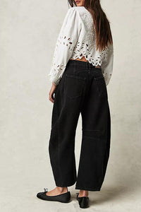 Black Barrel Jean