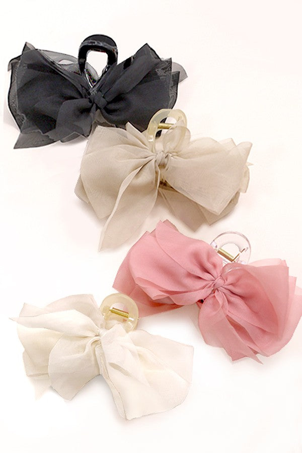 Sheer Bow Clip