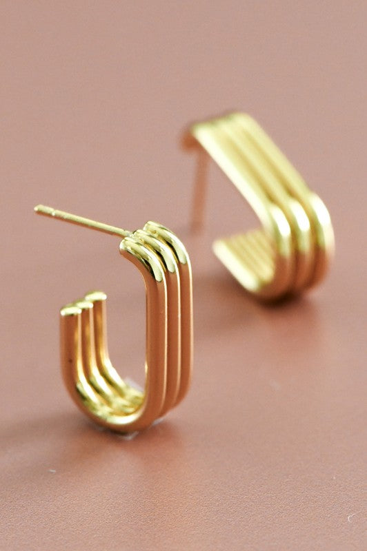 Square Hoop Earrings