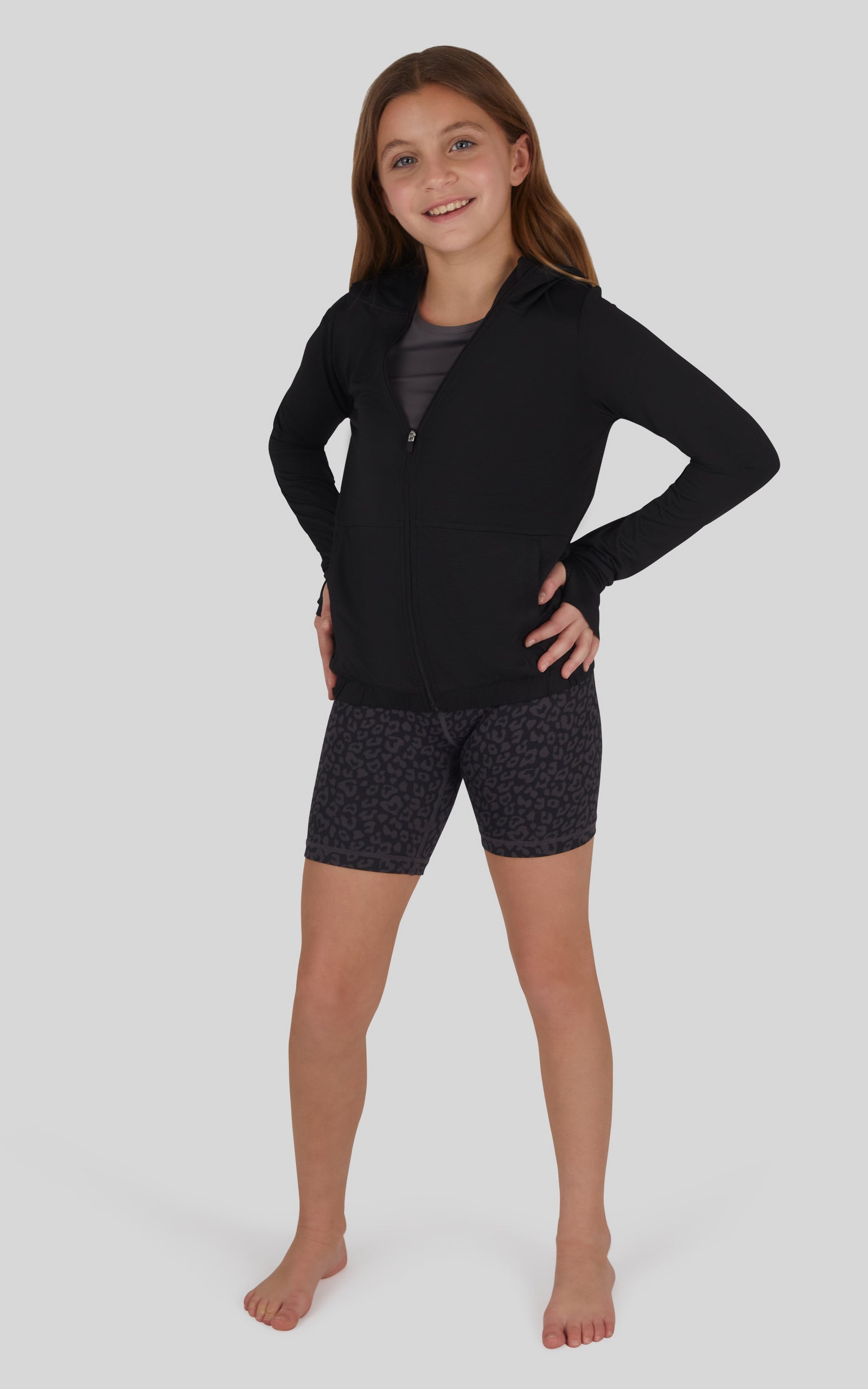 3 PC SET Black Bike Short